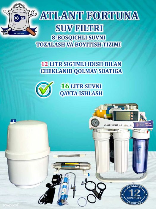 Kichik suv filtr, uy uchun filtr, домашний фильтр, бытовой фильтр воды