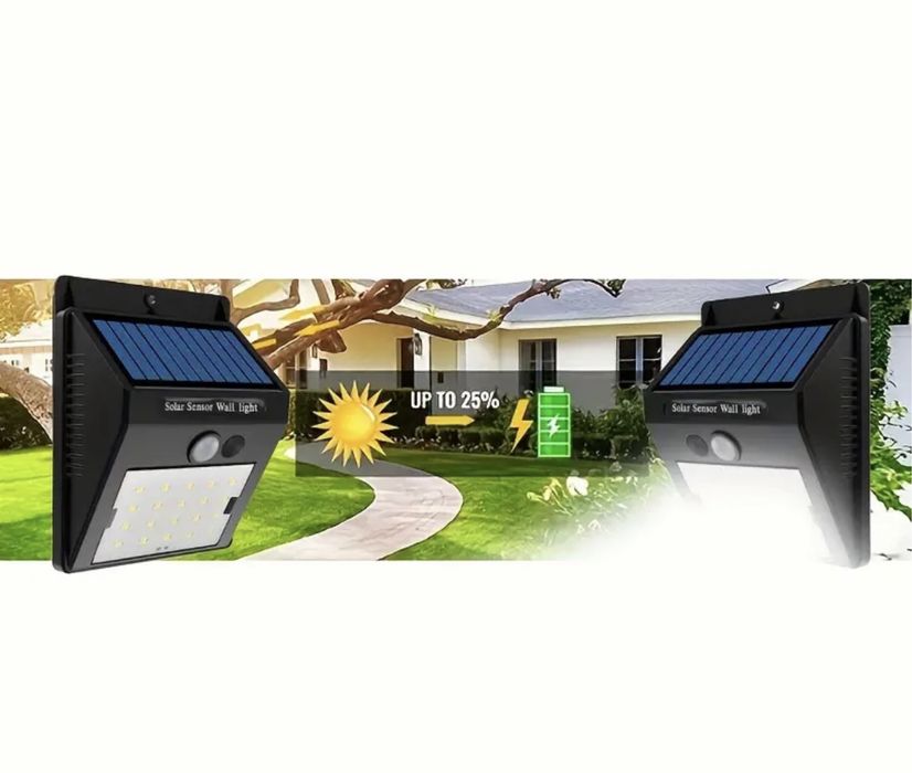 Солнечная лампа, датчик движения