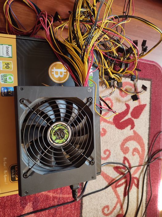 Gamemax PSU 1650W GOLD Bitcoin Mining 16xPCIe Захранване