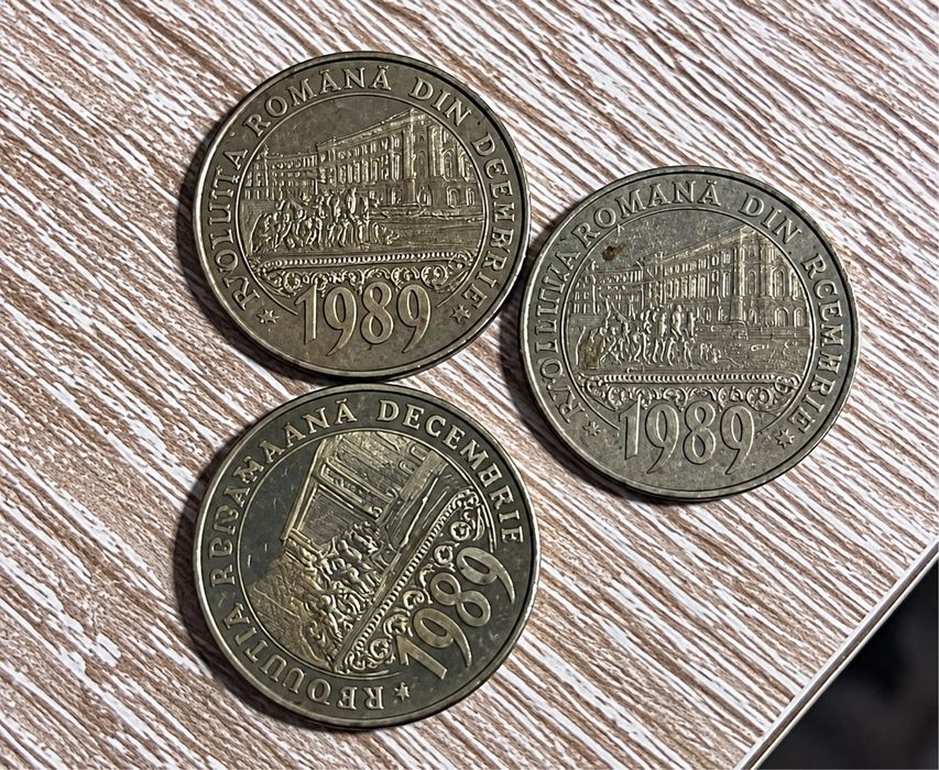 Monede de colecție  (50 de bani ) editia 2019 , comemorarea revoluției din 1989