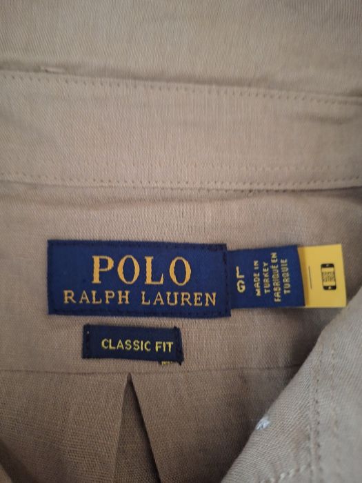 Polo Ralph Lauren Ленена риза с дълъг ръкав