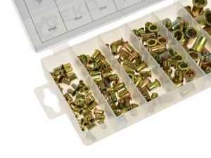 Стоманени нит гайки к-т 150бр