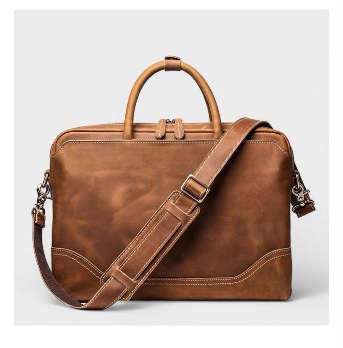 Кожаный портфель - ОТЛИЧНЫЙ ПОДАРОК МУЖЧИНЕ!!!