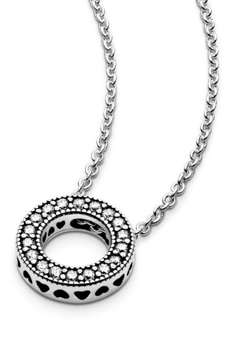 Колье Pandora серебро