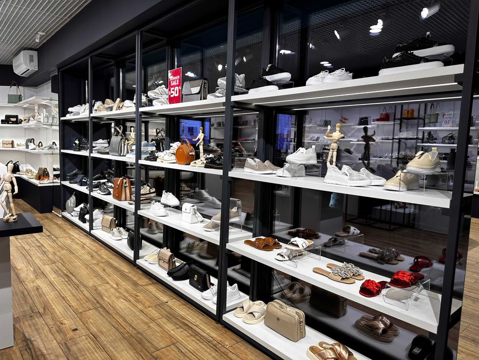 Готовая мебель для магазина обуви | Oyoq kiyim do'koni uchun mebel