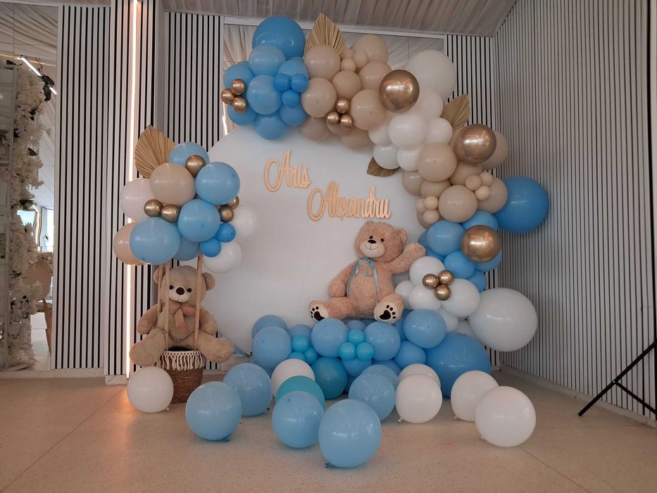 Arcada de baloane Aranjamente botez Photocorner Decor evenimente Decor 18