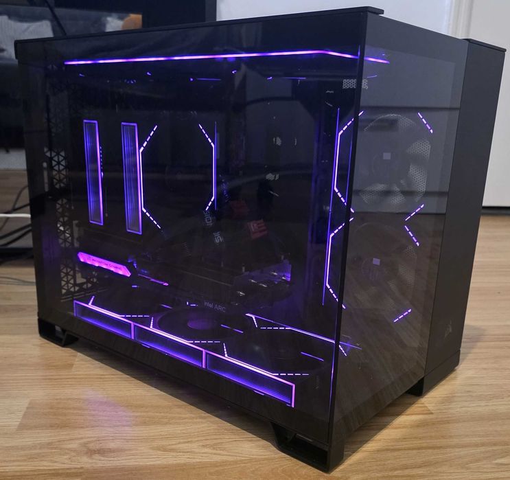 Carcasa pc Corsair 2500x neagra -13.39kg -optional ventilatoare