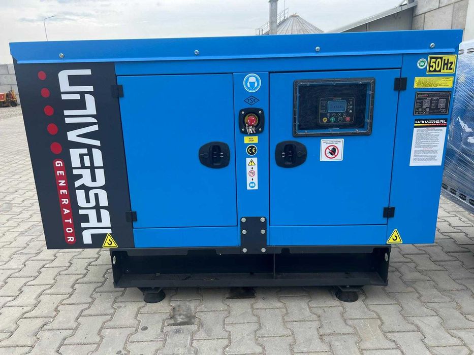 Генератор UNIVERSAL 25 KVA Дизел – Нов 2025, Трифазен +Видео