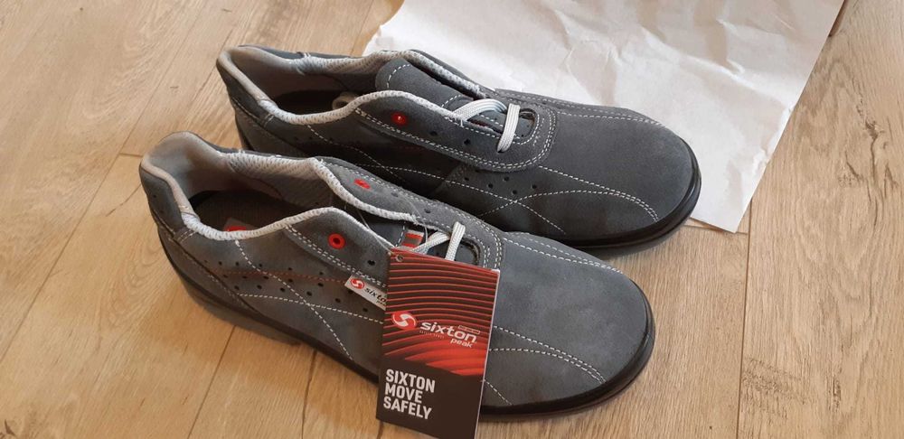 Pantofi de protecție / lucru Sixton Peak, Mărimea 44 (brant- 29 cm) – NOI cu etichetă