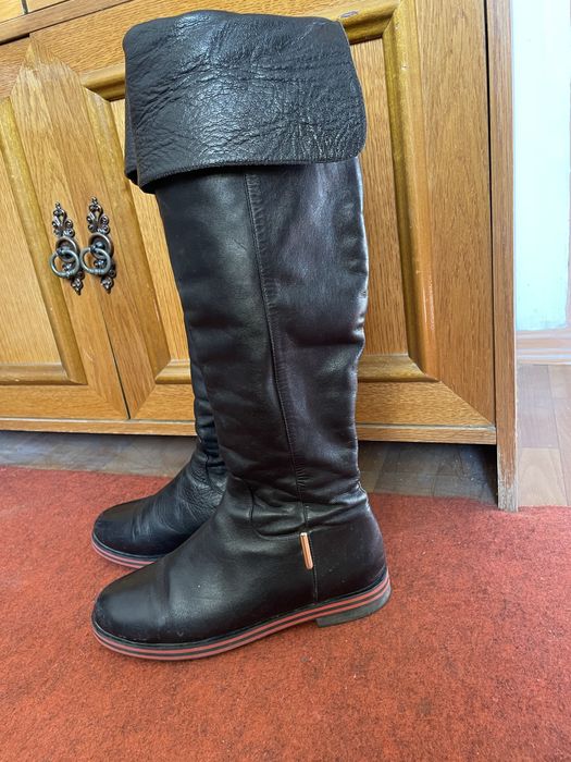 Продам сапоги ботфорты.