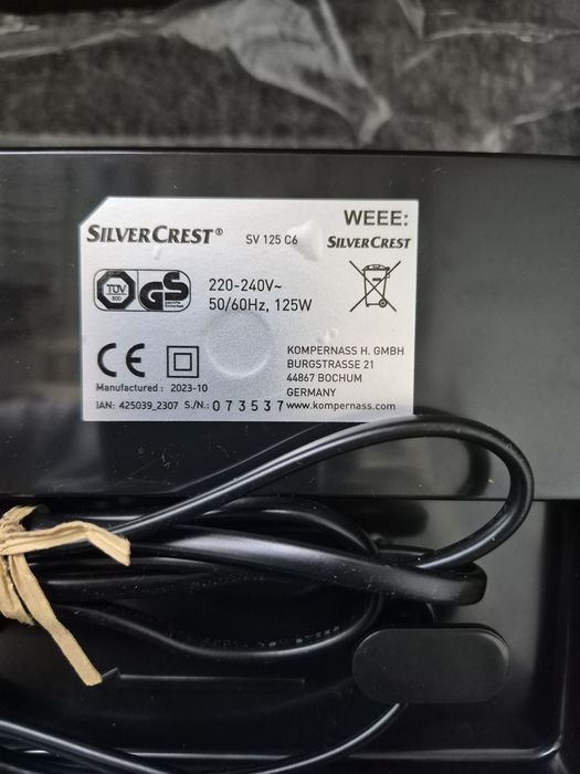 Машина за вакуумиране SilverCrest  SV 125 C6