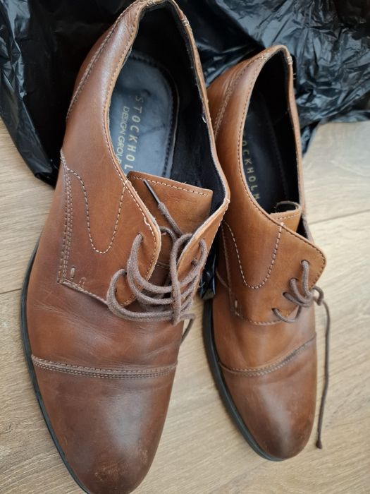 Мъжки официални кожени обувки