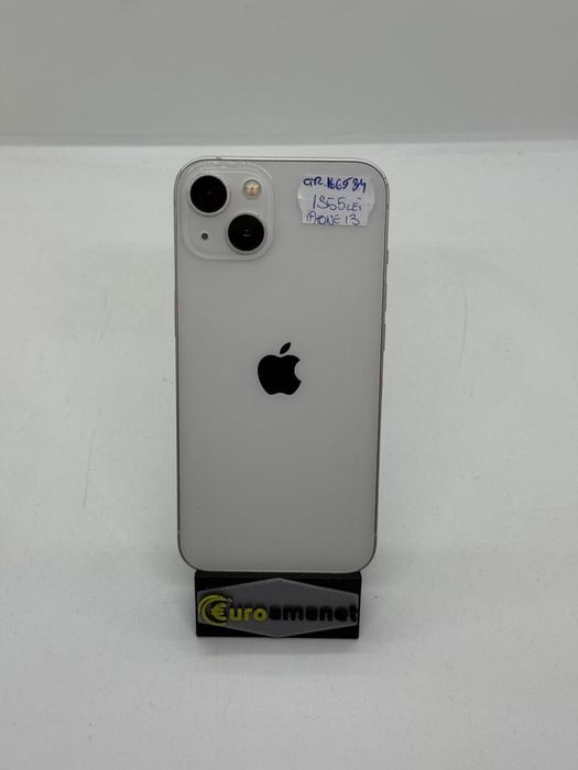 Telefon mobil Apple iPhone 13, 128GB, 5G, Starlight -A-