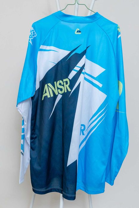 Tricou ciclism / motocross mtb DH NSR Answer – mânecă lungă – mărimea 3XL