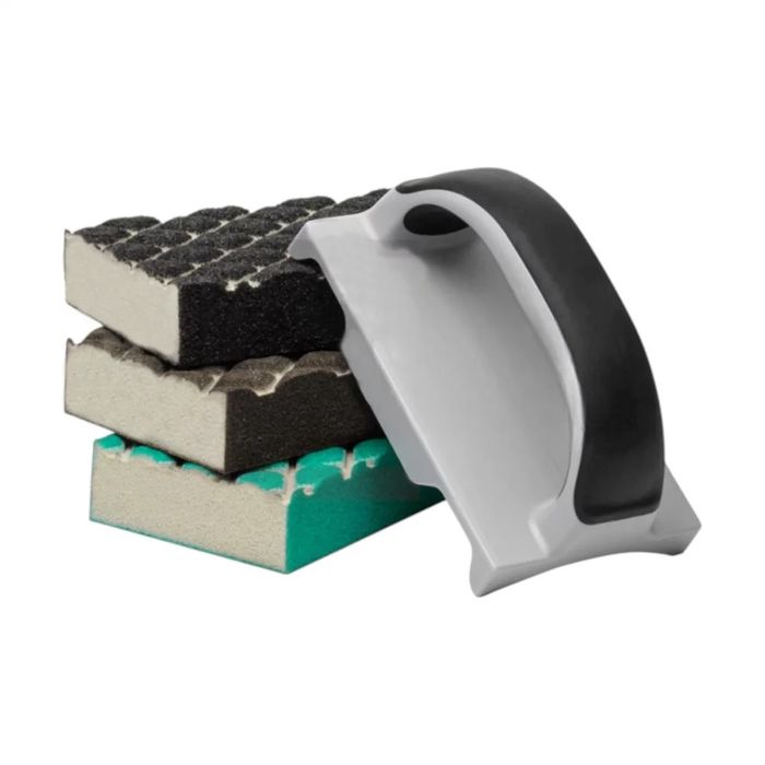 Комплект абразивни гъби Rollingdog с дръжка №60/№120/№180 90177