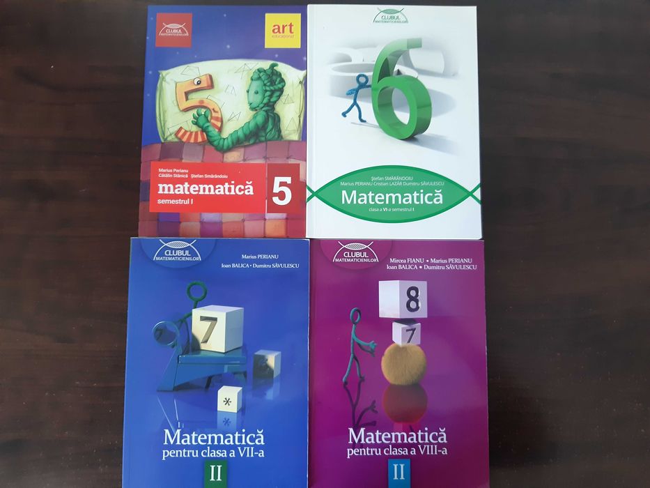Manuale și auxiliare matematică pentru gimnaziu (clasele 5-8)