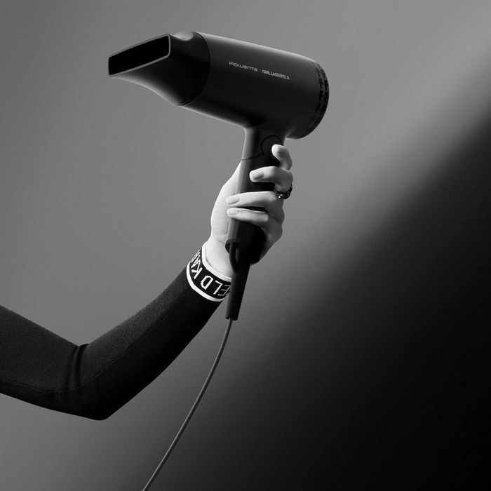 Сешоар Rowenta x Karl Lagerfeld Express Style CV184LF0, 1600 W, 2 степени на температура/скорост