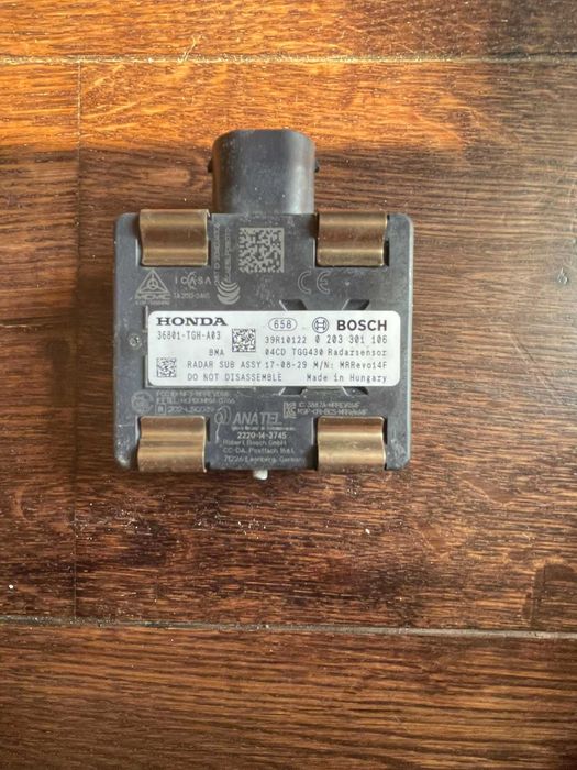 36801-TGH-A03 Радар сензор дистроник хонда сивик тайпер HONDA MK10