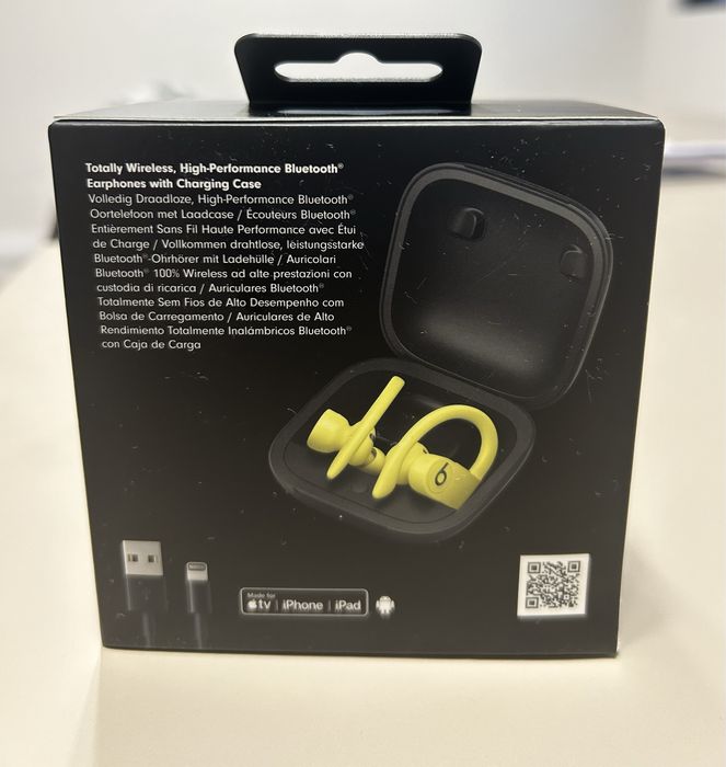 Powerbeats pro жълт цвят