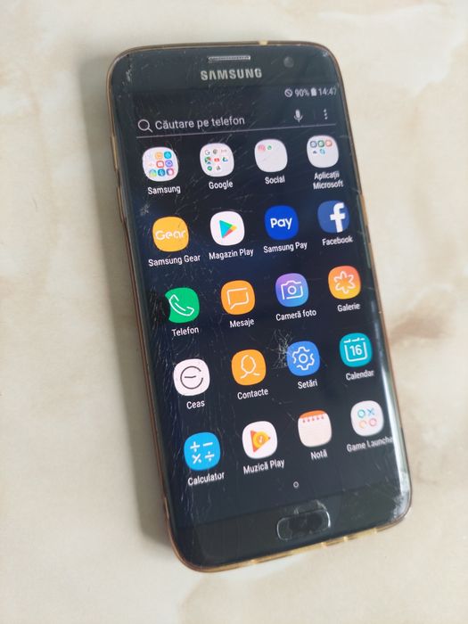 [S7Edge] Vând Samsung Galaxy S7 Edge Black (perfect funcțional) + husă //poze reale