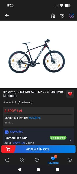 Vând bicicletă Shockblaze R2