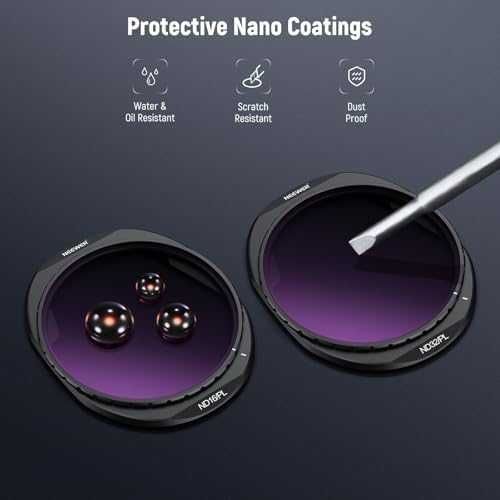 Нови DJI Mavic 4 Pro ND/PL Филтри Комплект ND8-64 Поляризиращи за дрон