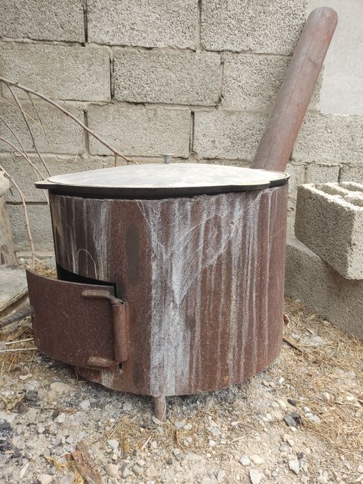 Казан ошак с печкой