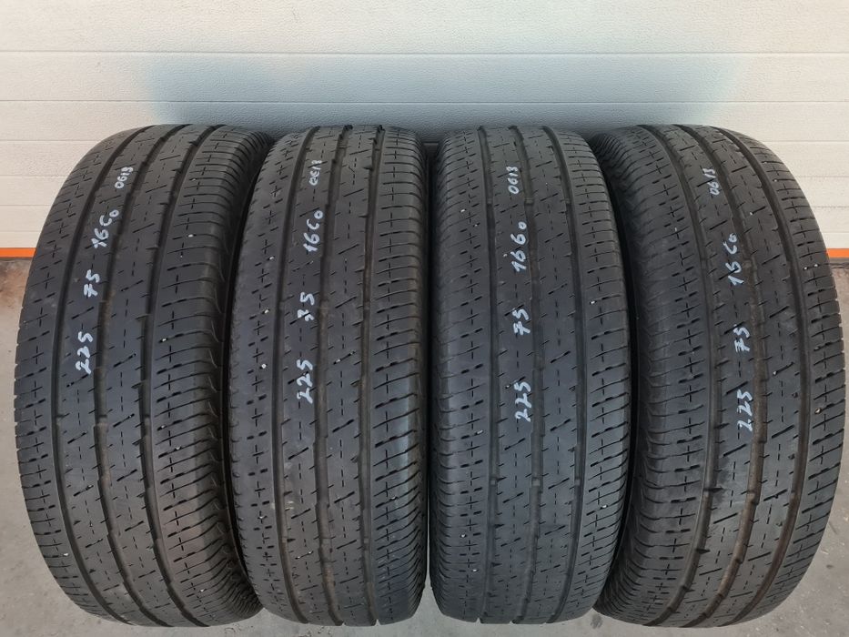 Летни гуми за Бус 4 броя CONTINENTAL Vanco2 225 75 R16C