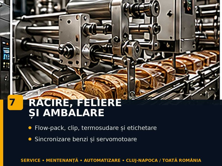 Expert Fabrici de Pâine: Cuptoare, Malaxoare, Linii, Automatizări, Electronică și Revizii Complete Utilaje Second-Hand