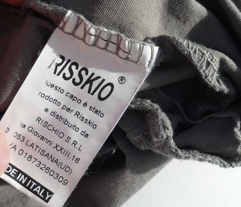 Salopetă cu pantaloni lungi talie căzută, Risskio, marimea M, gri