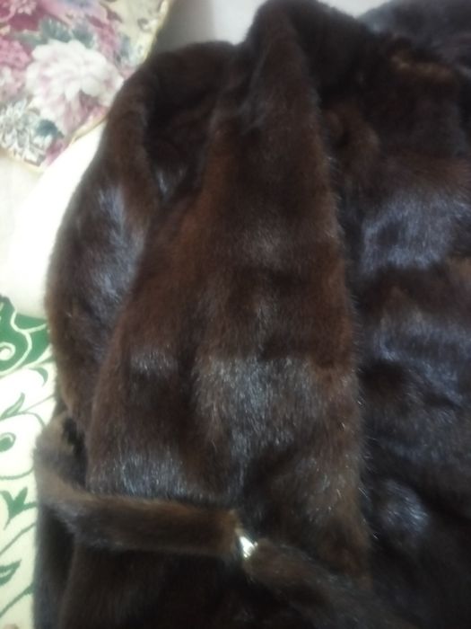 Норковый шуба .натуральный