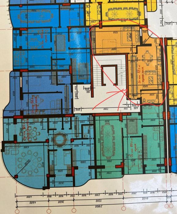 Ялангач налогивий 3/9/10 новостройка кадастром евро с мебел техника