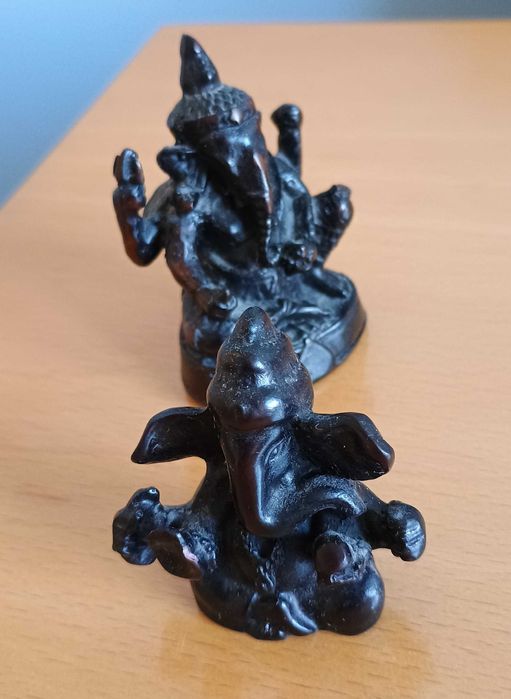 Колекция оригинални фигурки от абанос и камък, Тайланд и Индонезия