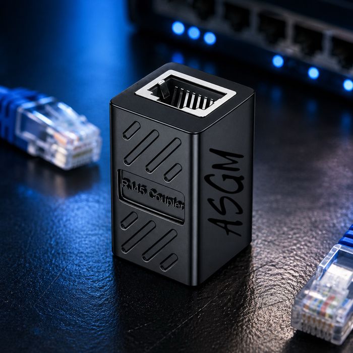 Переходник RJ45 мама-мама для сетевого кабеля Ethernet (LAN)