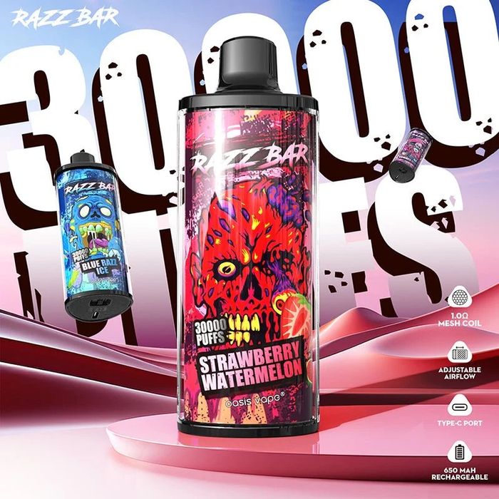 Vape 30.000 puffs razzbar model premium