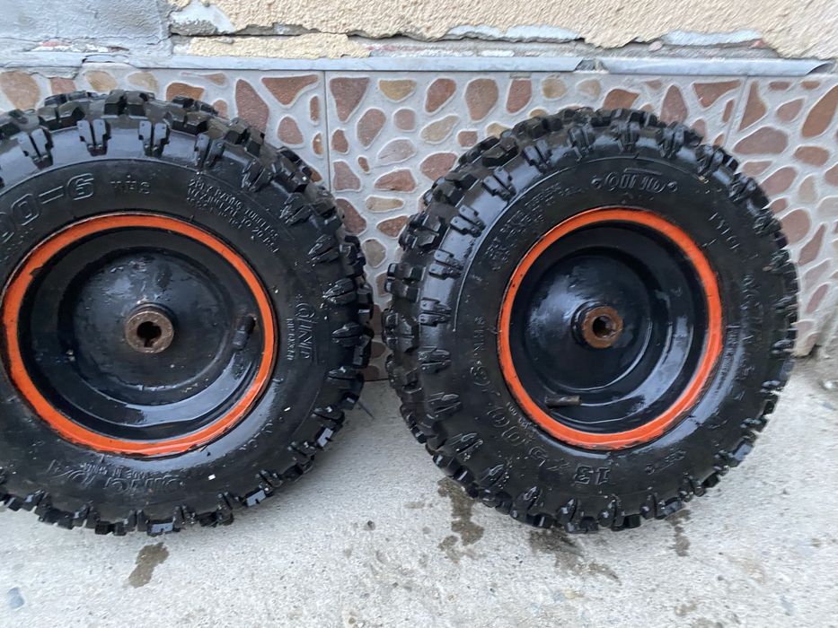 Vand 4 cauciucuri cu tot cu jante atv toate patru 450lei