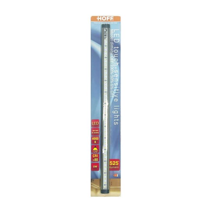 Corp de iluminat liniar LED Hoff, 5 W, sistem touch - sensitive, bagheta led bucatarie
