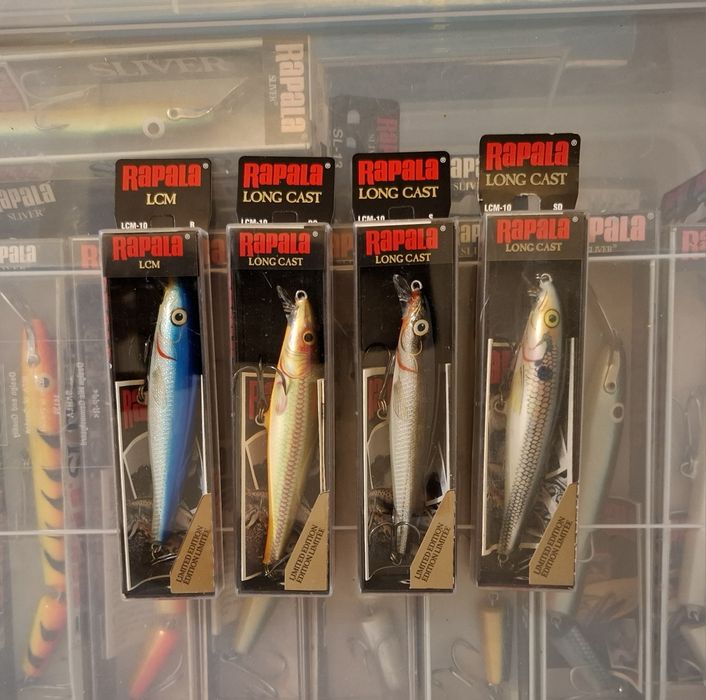 Воблери Rapala-TD9,RR8,SRRS7,LCM