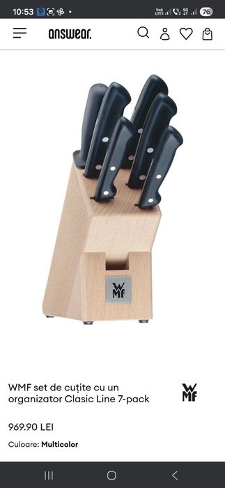 Set cutite 7 piese WMF