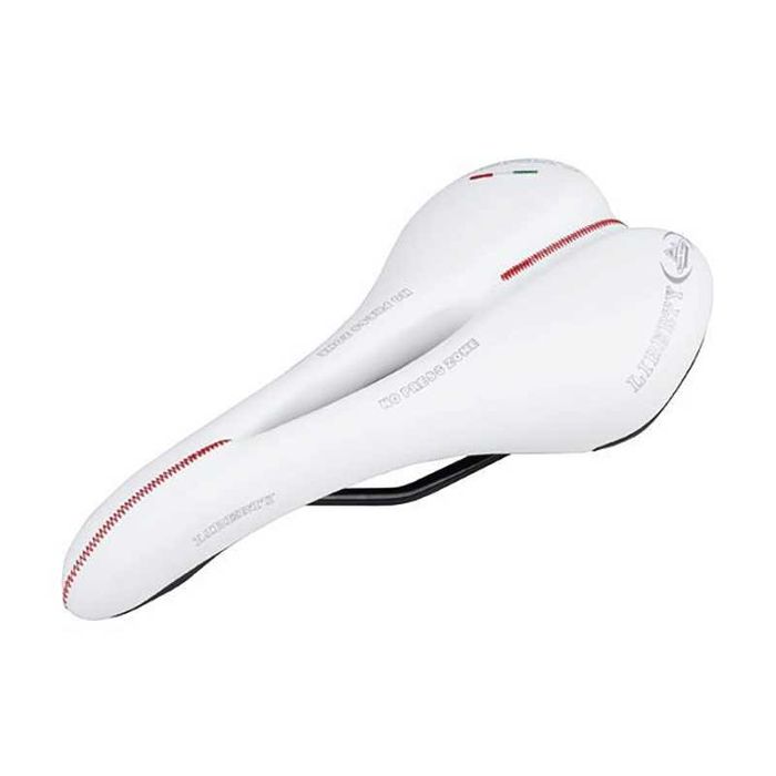 Седалка за велосипед Selle Monte Grappa Liberty, Бяла, Made in ITALY