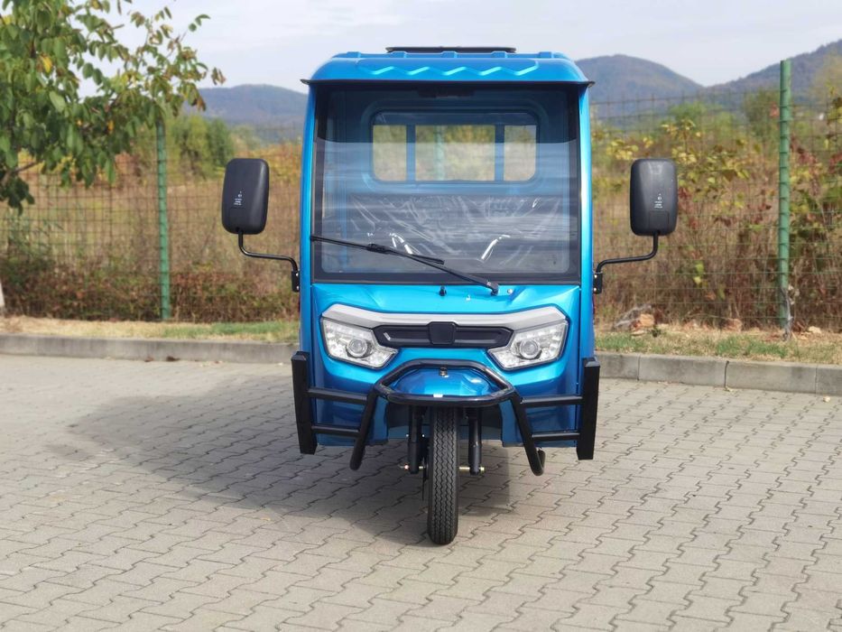 Breckner MAX  triciclu electric - tuktuk cu cabina nou Agramix