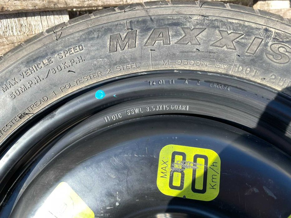 15 резервна джанта патерица 4х108 Citroen C3 125/80/15