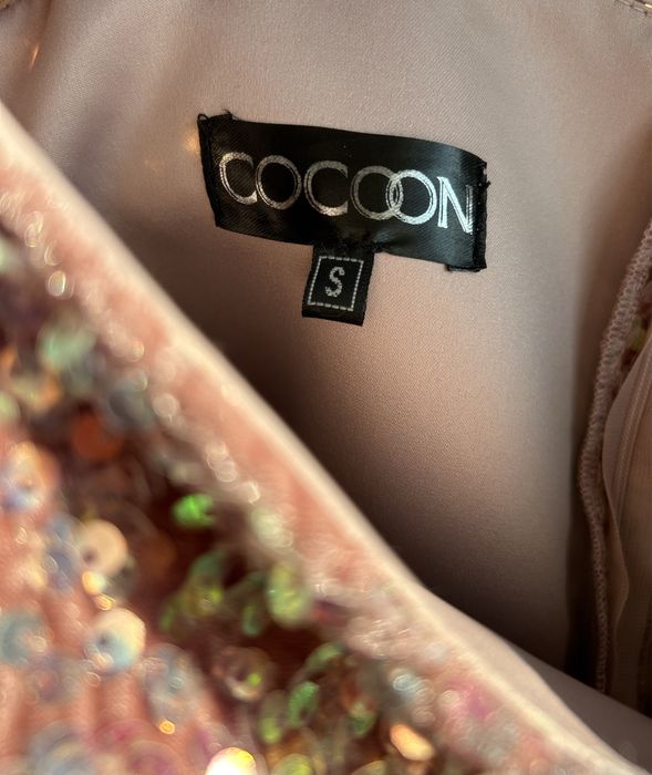 Официална рокля в цвят пудра