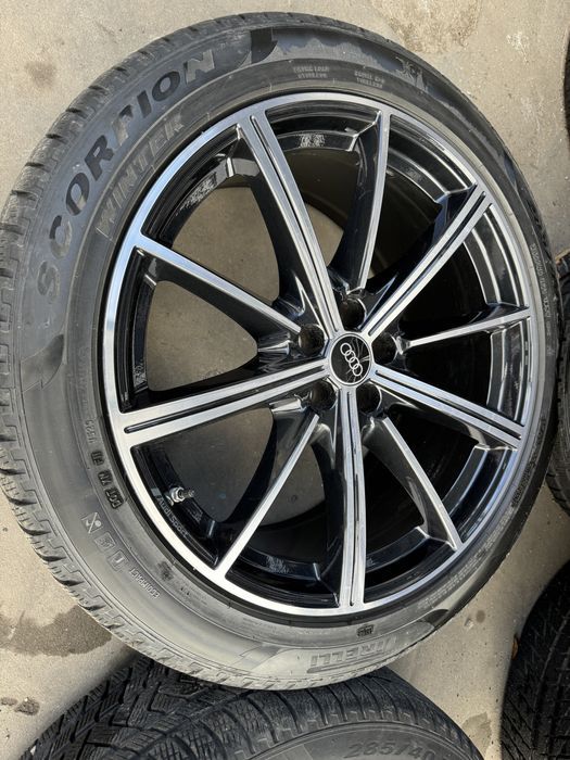 jante originale audi sport r21 q7 q8 sq7 4m echipate iarna