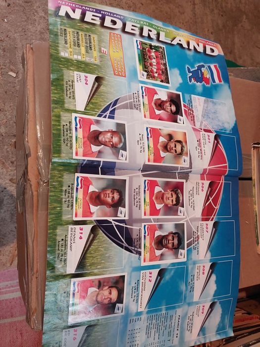 Album original Panini – Campionatul Mondial de Fotbal France 1998