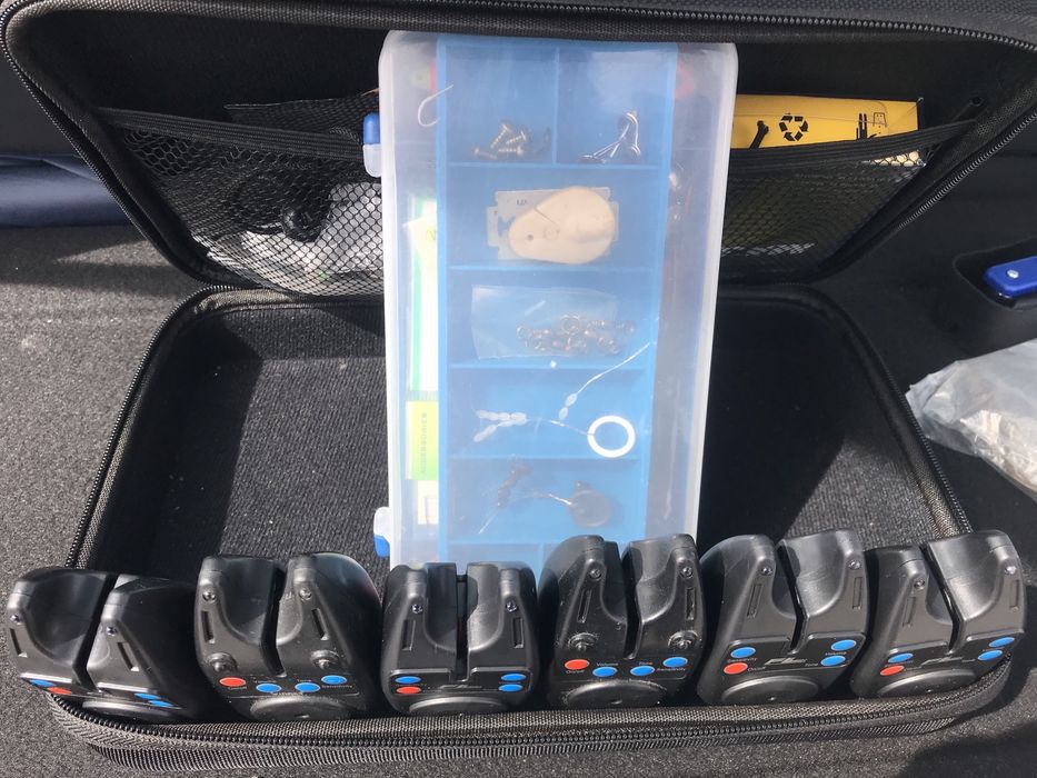 Set senzori pescuit + geanta de transport