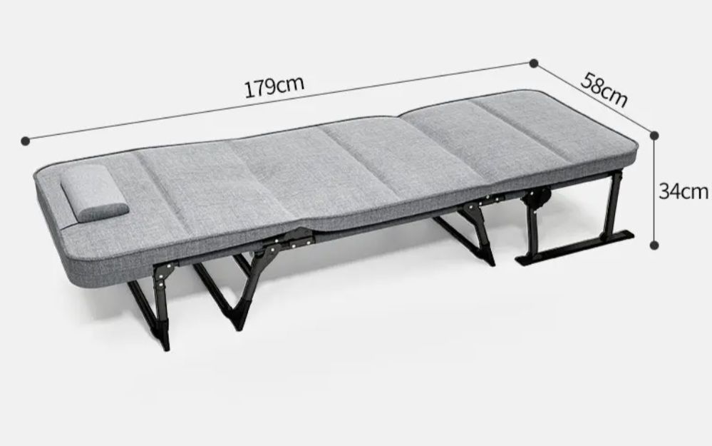 Кресло и раскладушка. 2×1 кровать