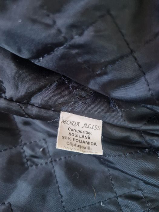 Palton gros de iarna lână