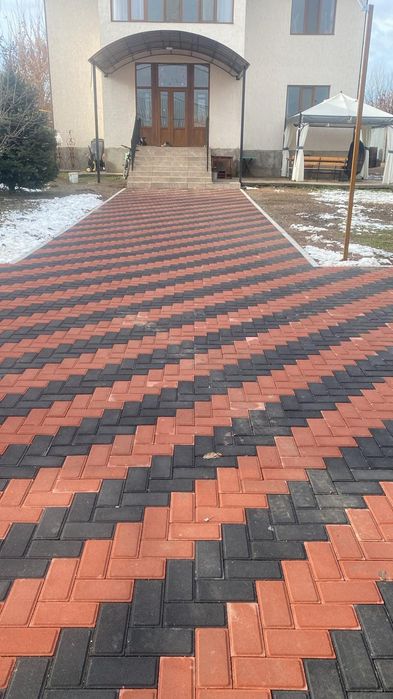 Брусчатка вибро-прессованная