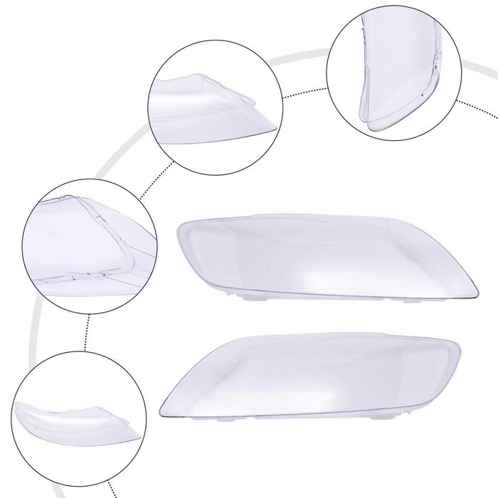 Стъкла Капаци Ауди Audi Q7 2006 - 2015 Капаци за Фарове